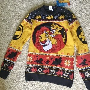 Disney Lion king fair isle ugly sweater